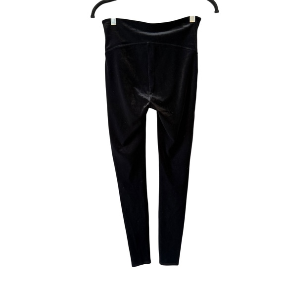 SPANX VELVET LEGGINGS PULL ON SLIMMING HOLIDAY GLAM DRESSY FEMININE FLIRTY M - Picture 4 of 9